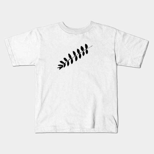 A sprig. A small piece of Nature Kids T-Shirt by Lively Nature
